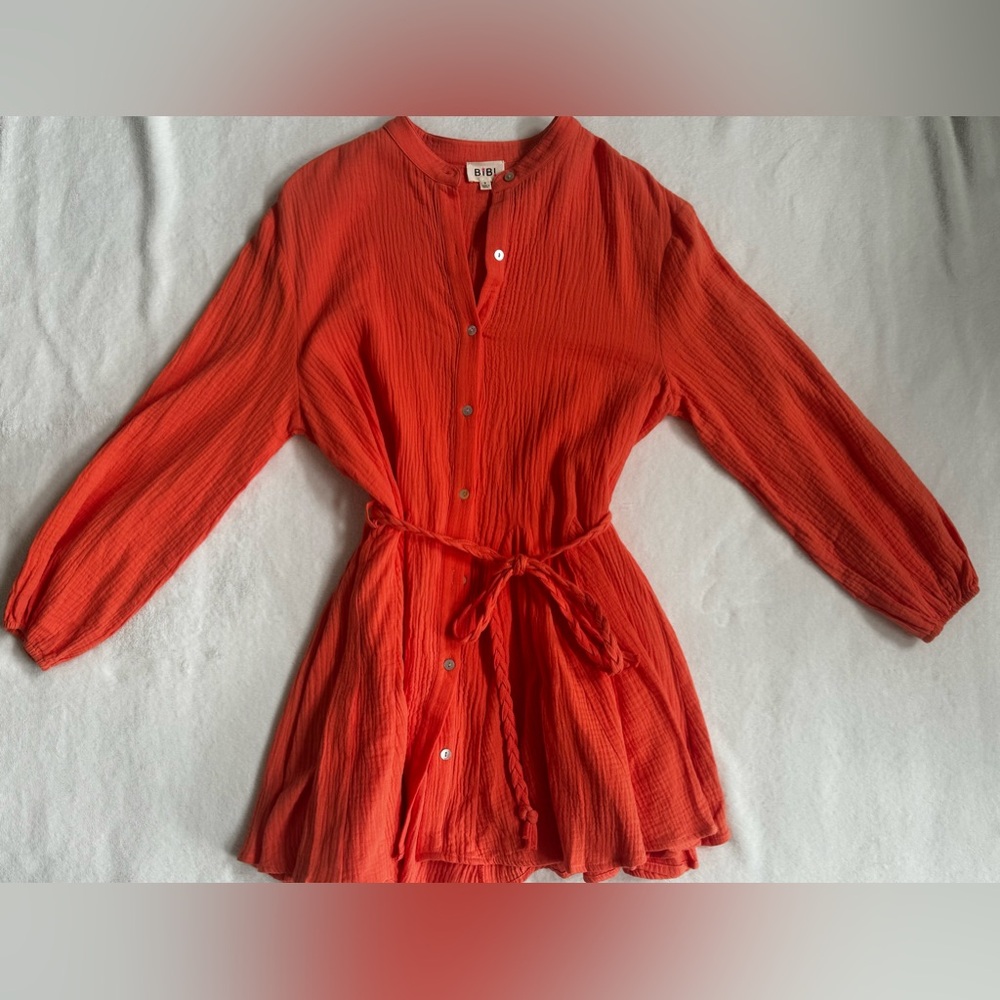 Cotton dress - Peach